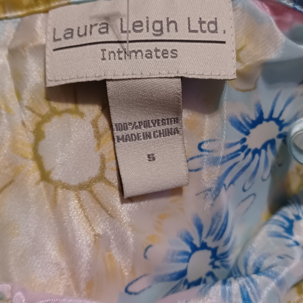 Vintage laura leigh ltd womens dress polyester floral longwear lighweight retro - Picture 4 of 7